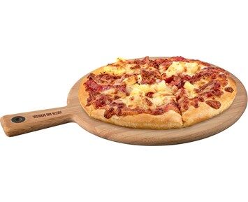 Austin and Barbeque Pizza Paddle Wood