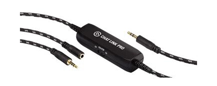 Elgato Chat Link Pro 3.5mm Lydadapter for PS4/PS5/Nintendo Switch 2,5m Svart Elgato Chat Link Pro 3.5mm Lydadapter for PS4/PS5/Nintendo Switch 2,5m Svart