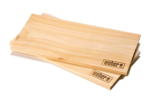 Weber Røkeplanke – Sedertre - Sett 2, 15 X 40 Cm