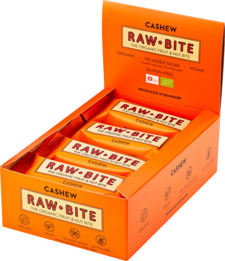 RawBite Cashew 12-Pack 50g 12 Bare RawBite Cashew 12-Pack 50g 12 Bare