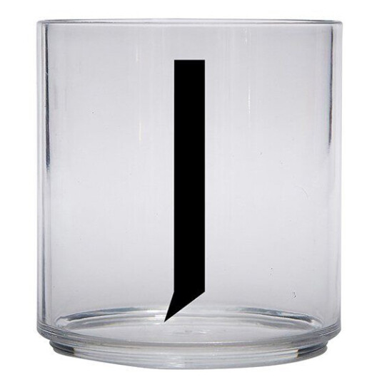 Design Letters Kids glass J Design Letters Kids glass J