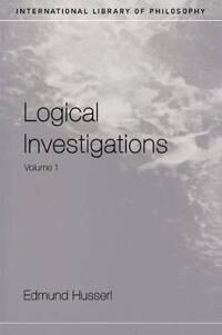 Logical Investigations Volume 1 Av Edmund Husserl