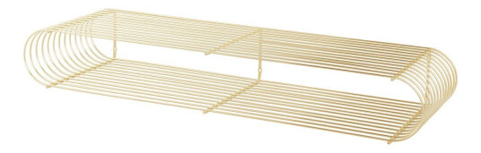 AYTM Curva hylle 80,4 cm Gold AYTM Curva hylle 80,4 cm Gold