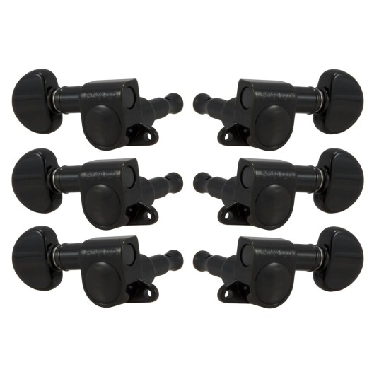 Grover 205bc Mini Rotomatics W/round Button, Single, Bk Chrome R