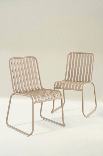 Jotex Utestol 2pk BEIGE BELLEVILLE 1665797010 Jotex Utestol 2pk BEIGE BELLEVILLE 1665797010