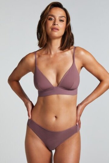 Hunkemöller Usynlig brasiliansk stripemesh Lilla