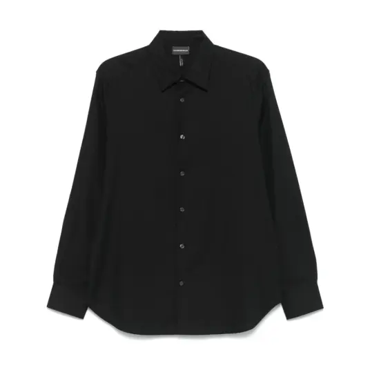 Emporio Armani Herre Skjorter Svart M, Emporio Armani Herre Skjorter Svart M,