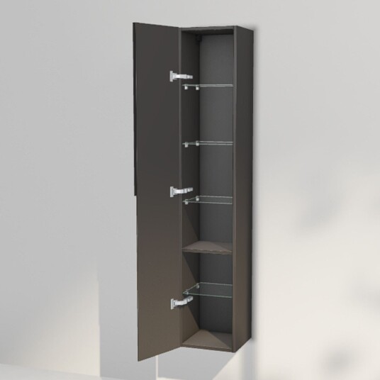 INR Iconic Nordic Rooms Grip 30/30 Høyskap Carbon Grey / 30cm Venstre Hengslet INR Iconic Nordic Rooms Grip 30/30 Høyskap Carbon Grey / 30cm Venstre Hengslet