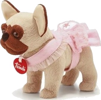 Trudi Fransk Bulldogg I Rosa Kjole Trudi Fransk Bulldogg I Rosa Kjole