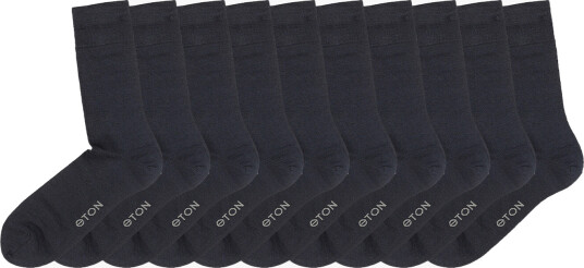 Eton 10-pakk Fine Wool Blå 41-45 Eton 10-pakk Fine Wool Blå 41-45