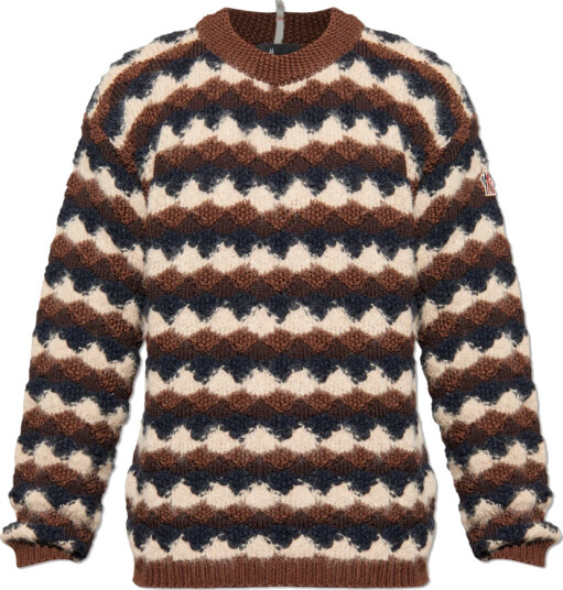 Moncler Herre Strikkevarer Brun 2XL,