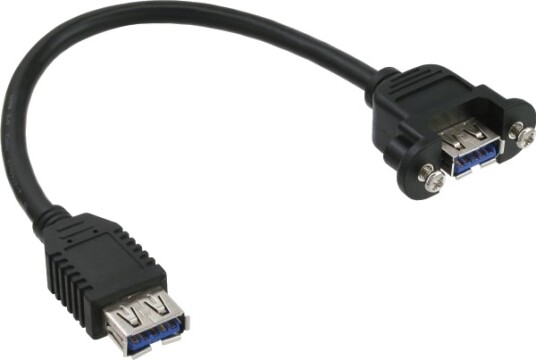 Inline 4043718198139 0,2 M Usb A Usb A Usb 3.2 Gen 1 3.1 Gen 1 Hankjønn/Hankjønn Sort