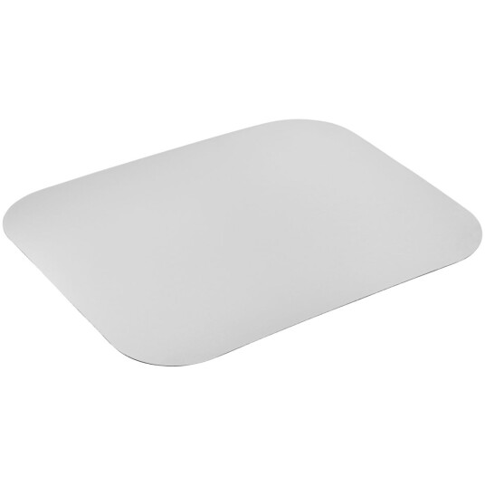 Contital Aluminiumlokk for 450 ml aluminiumsform; 13.9x11.4 cm (LxB); Sølvfarge; Rektangulær; 100 Stykk / Forpakning