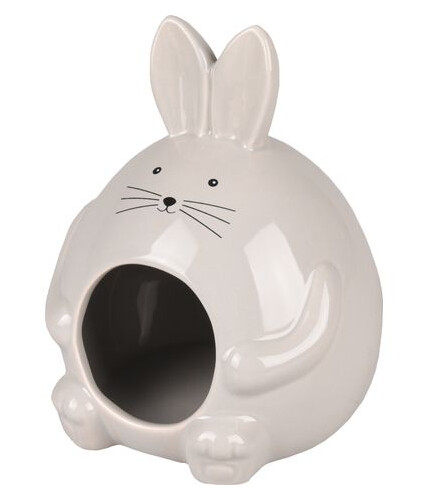 Keramikk Hamsterhus Grå 14Cm Keramikk Hamsterhus Grå 14Cm