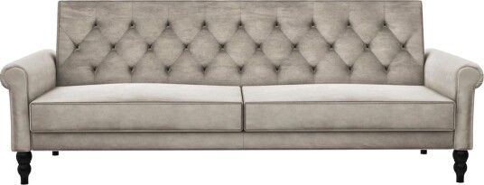 Sovesofa uten divan og sjeselong Loft24 Tyne sovesofa 3 seter Beige