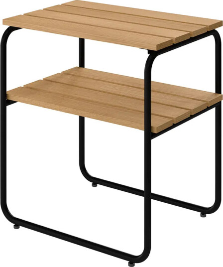 Grythyttan Stålmöbler L45 sidebord oljet eik / svart Grythyttan Stålmöbler L45 sidebord oljet eik / svart