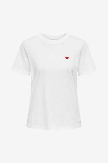 Jdy T skjorte jdyPisa S/S Print Top Jrs Hvit