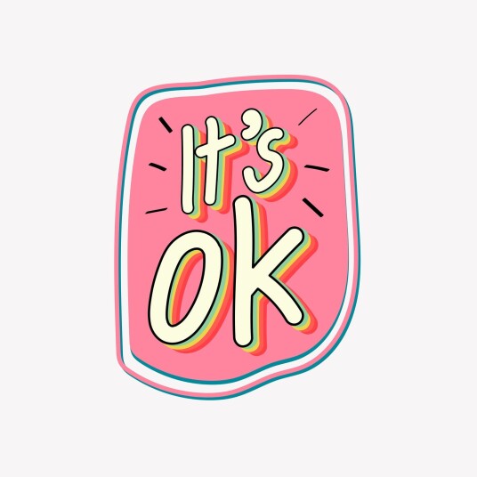 Namly Design Plakat Det er OK POSTERSQUARERLGG6R