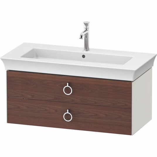 Duravit White Tulip Servantskap 2 skuf. 98,4x45,8x41 cm Valnøtt/Nordisk Hvit
