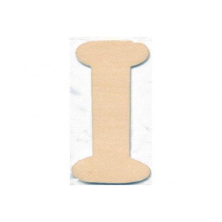 Craft Line Trebokstav I 10x0,4cm 1 stk