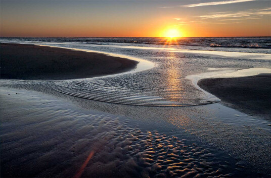 Vesterhavet solnedgang av Jørgen Bausager Vesterhavet solnedgang av Jørgen Bausager