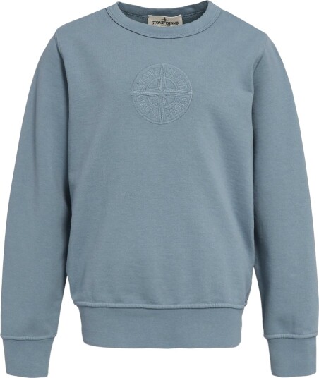 Stone Island Collegegenser Dust Blue Stone Island 8 år 128 Collegegenser Blå