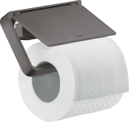 Axor Universal Toalettrullholder Børstet Sort Krom Axor Universal Toalettrullholder Børstet Sort Krom