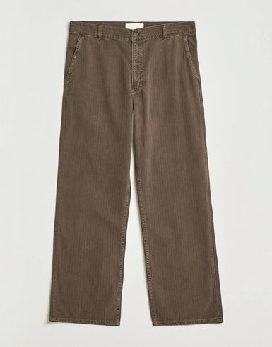 Jeanerica Genua Herringbone Twill Chino Brown Jeanerica Genua Herringbone Twill Chino Brown