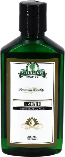 Stirling Soap Co. Witch Hazel and Aloe etterbarberingsvann Unscented 200ml Stirling Soap Co. Witch Hazel and Aloe etterbarberingsvann Unscented 200ml