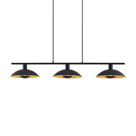 Lindby Narisara pendellampe i bjelkeform, 3-lk. Lindby Narisara pendellampe i bjelkeform, 3-lk.