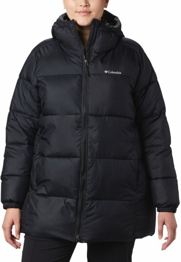 Columbia Montrail Columbia Women's Puffect II Mid Hooded Jacket Black L