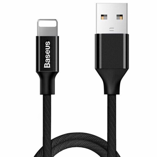 Baseus Yiven Lightning Kabel 120cm 2A - Sort