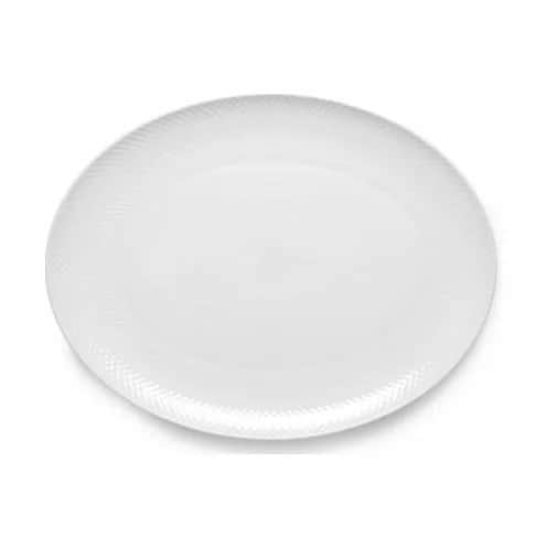 Lyngby porcelæn Rhombe Color Ovalt Serveringsfat 42x32 cm