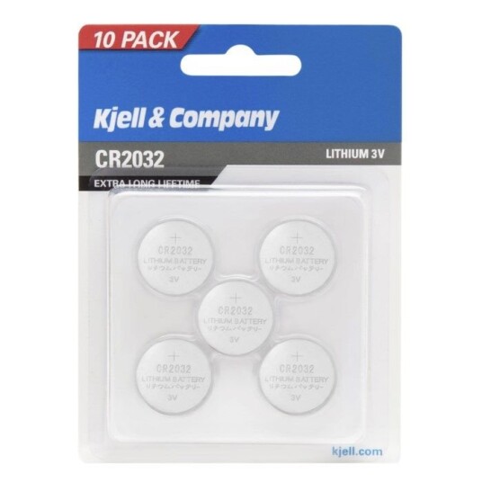 Kjell & Company Litiumbatteri CR2032 10-pk
