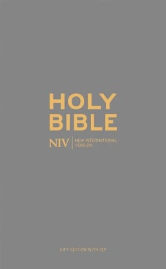 Niv Pocket Charcoal Soft-Tone Bible With Zip Av New International Version