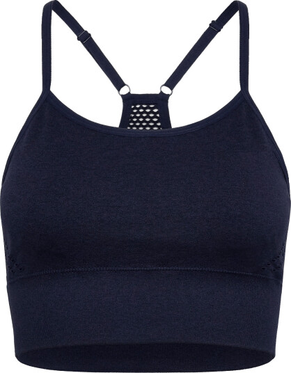 ICANIWILL | Queen Mesh Seamless Sports Bra Metal Blue Melange Xl | XS ICANIWILL | Queen Mesh Seamless Sports Bra Metal Blue Melange Xl | XS