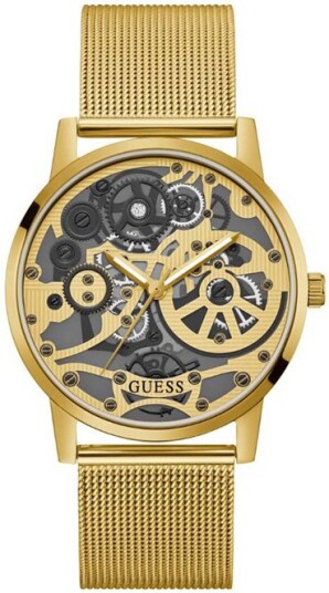 Guess Herreklokke GW0538G2 Skjelettkuttet/Gulltonet stål Ø42 mm