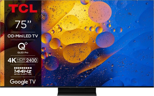 TCL MQLED85 75" 4K Mini-LED TV 144Hz HDR 2024