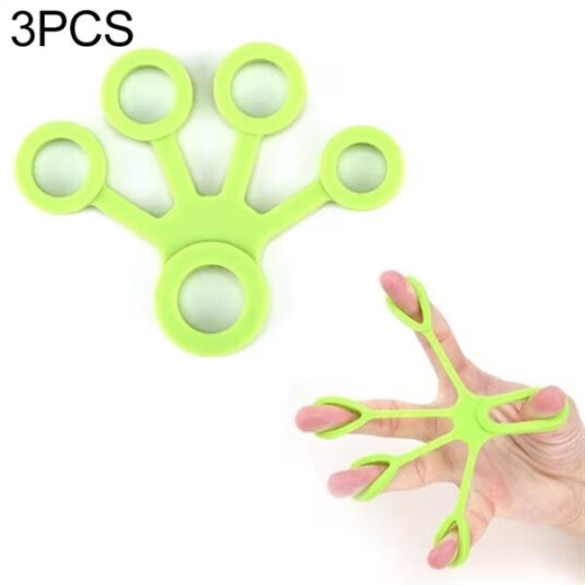 Fingertrener i silikon 3-pk Fingertrener i silikon 3-pk
