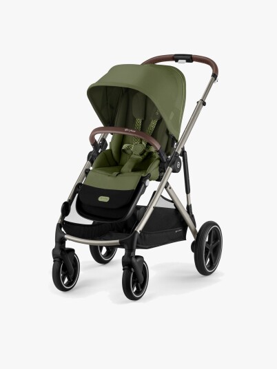 Cybex Søsken-/tvillingvogn Gazelle S Moss Green / Taupe
