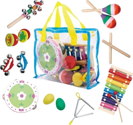 Musikksett 14 instrumenter og veske ECOTOYS Musikksett 14 instrumenter og veske ECOTOYS