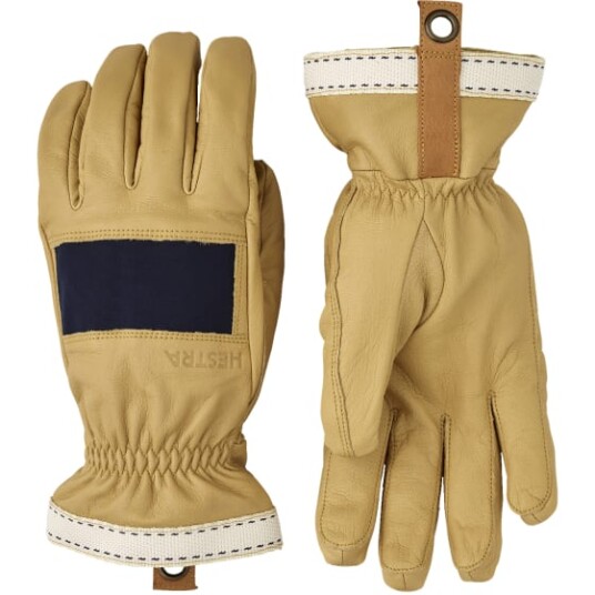 Hestra Njord 5 Finger Navy/natural Brown