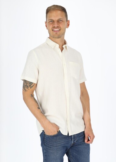 Solid Sdallan Ss Sh Off White Xl Kortarmede Skjorter