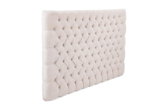 Sengegavl Estelle 180 cm Fløyel Beige