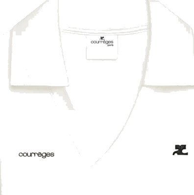 Courrèges Dame Topper Hvit M, Courrèges Dame Topper Hvit M,
