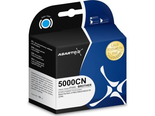 Tusz Asarto Tusz Asarto Do Brother 5000Cn | Bt5000c | 100Ml | Cyan Tusz Asarto Tusz Asarto Do Brother 5000Cn | Bt5000c | 100Ml | Cyan