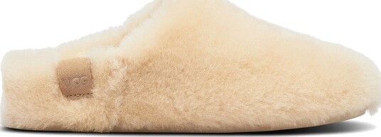 UGG Tøfler W Elea Fluffed Slip Beige UGG Tøfler W Elea Fluffed Slip Beige
