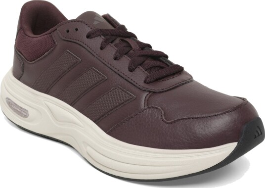 Adidas Sportswear Cloudfoam Cuxxion   Leather   Burgundy   42 2/3