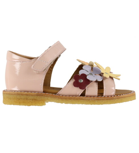 Angulus Rosebud Sandal Med Flerfargede Blomsterapplikasjoner 27