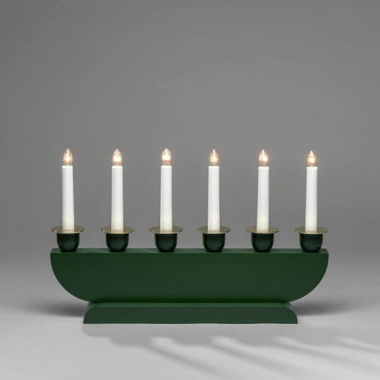 Adventstake Gnosjö Konstsmide 6L Messingdekor
